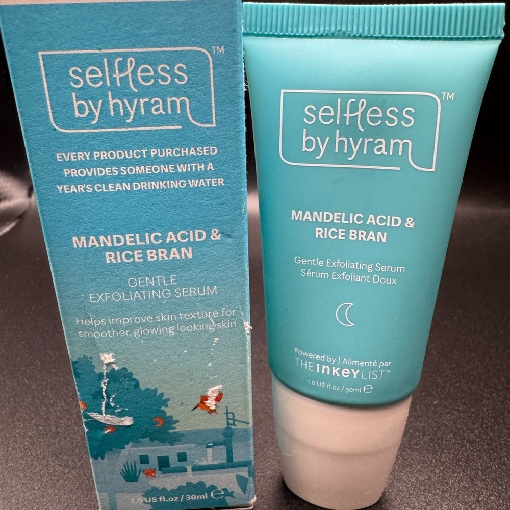 Mandelic Acid & Rice Bran Gentle Exfoliating Serum New in box(box has flaws) 1oz
